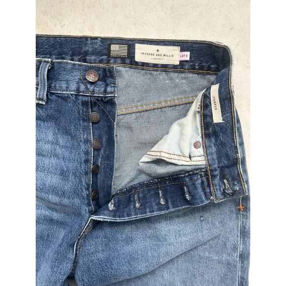 Imogene Willie Jeans Harper Vidalia Mill Selvedge Cotton Button Fly Women 29 x27 - Picture 3 of 11